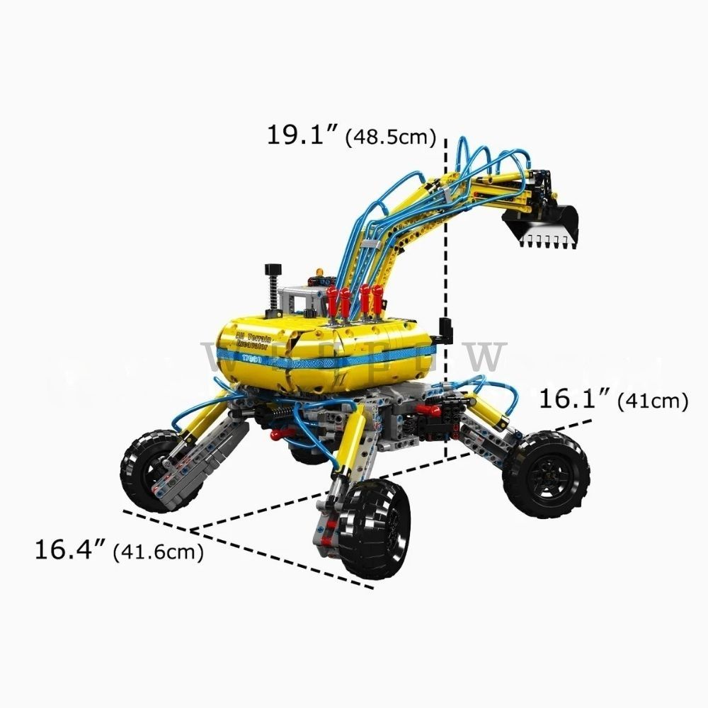 woqpow buldblock | Terraine Excavator | 1392 Pcs