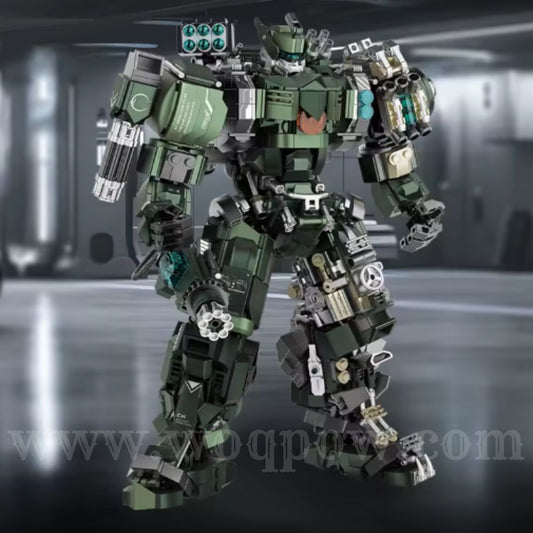 woqpow buldblock | Robot Alphe Mech Kit | 1403 Pcs