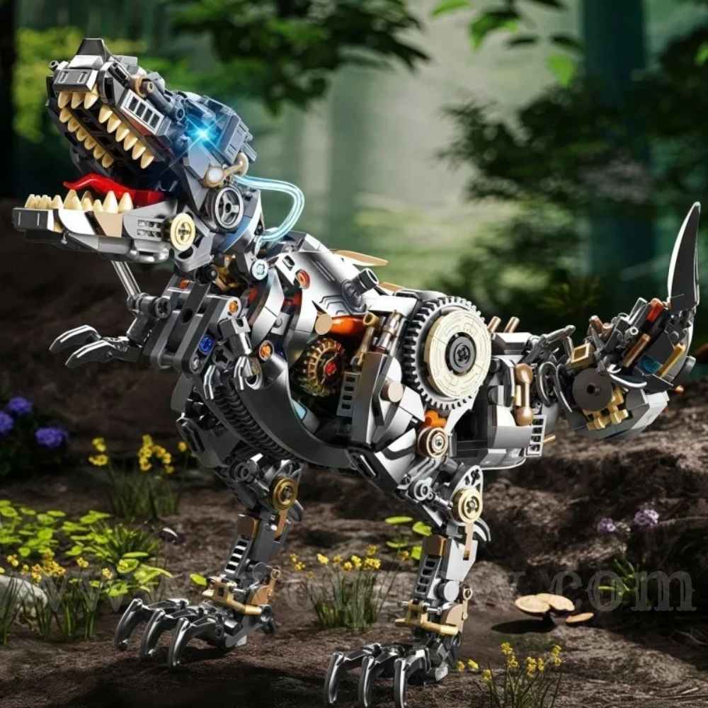 woqpow buldblock | Robot Dinosaur Mech Kit | 1268 Pcs