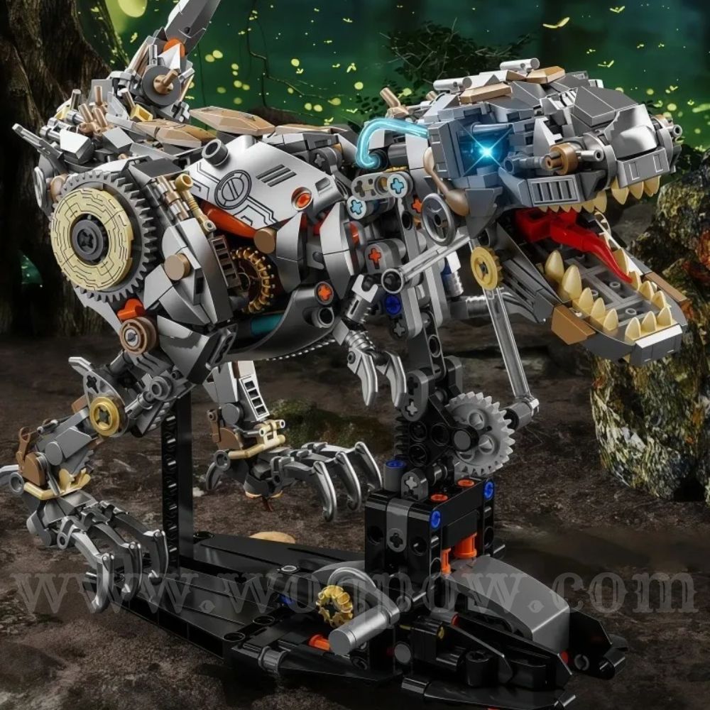 woqpow buldblock | Robot Dinosaur Mech Kit | 1268 Pcs