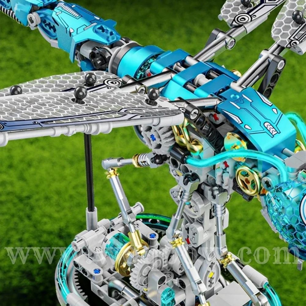 woqpow buldblock | Kit Robot Libellule Mech | 866 Pièces