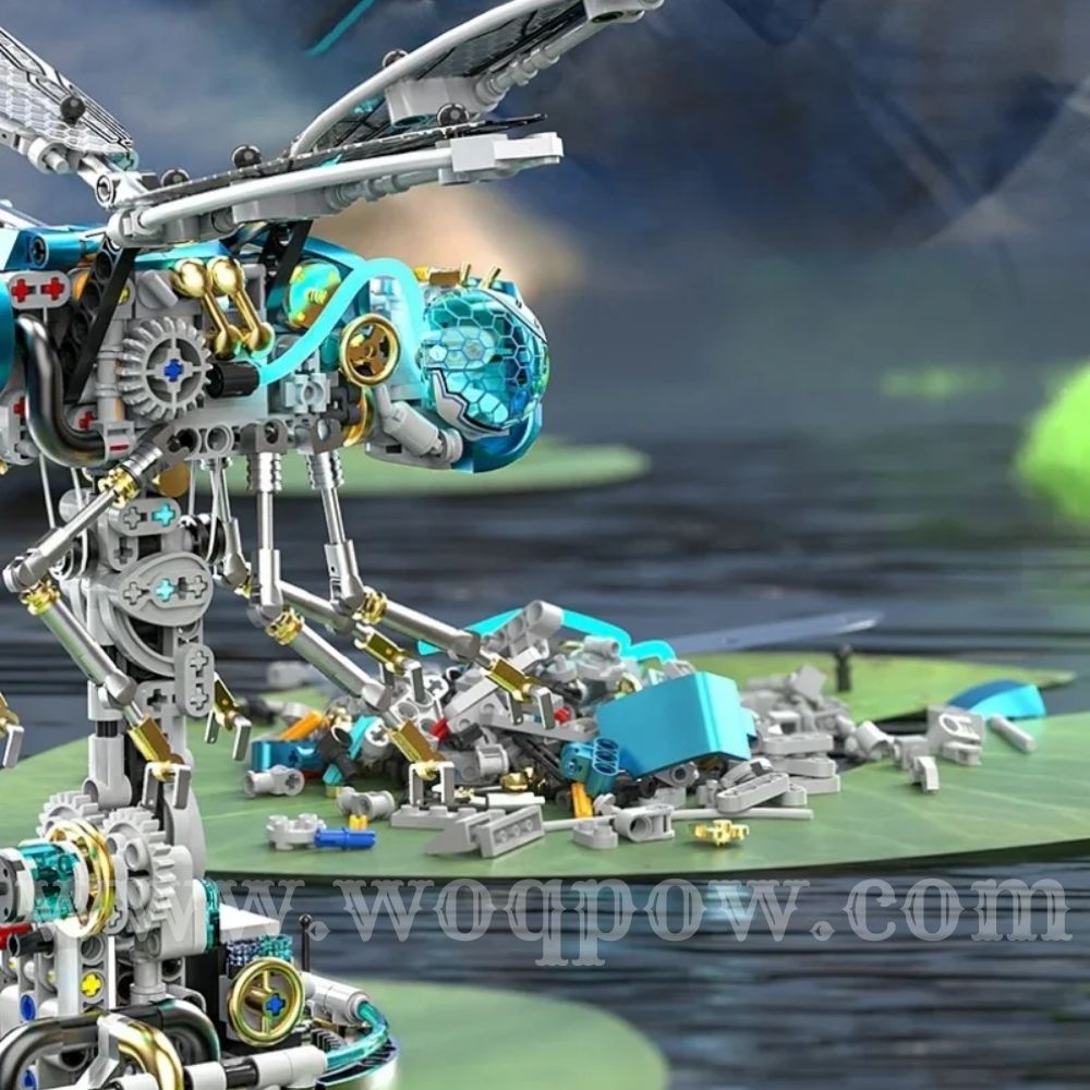 woqpow buldblock | Kit Robot Libellule Mech | 866 Pièces