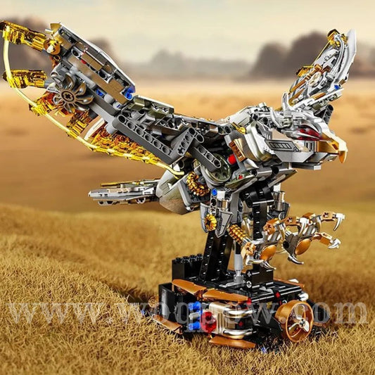 woqpow buldblock | Robot Eagle Mech Kit | 1168 Pcs