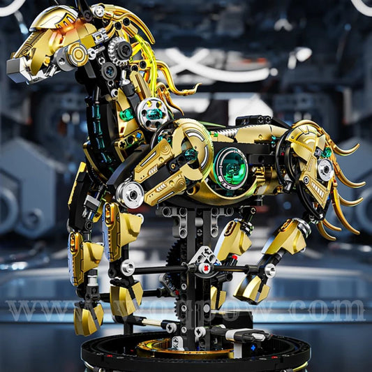 woqpow buldblock | Robot Horse Mech Kit | 1055 Pcs
