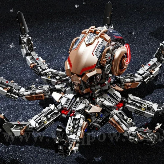 woqpow buldblock | Robot Pouple Mech Kit | 1768 Pcs