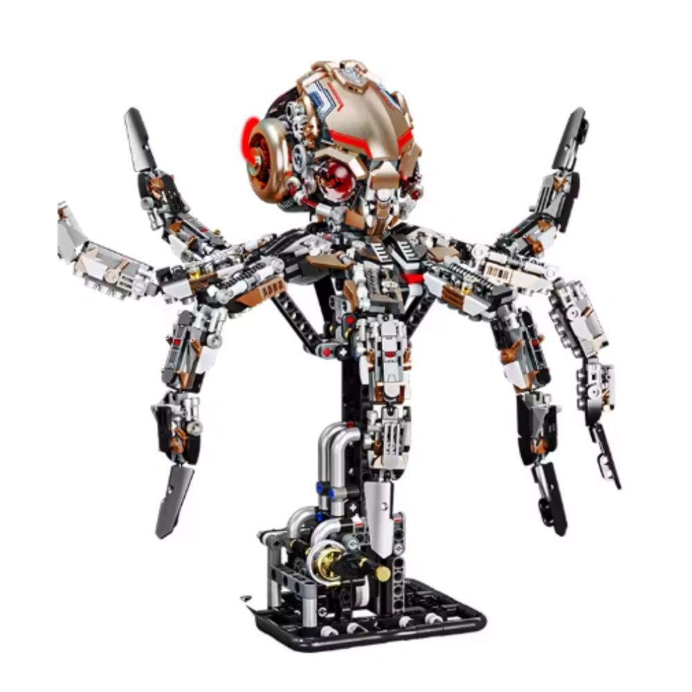woqpow buldblock | Kit Robot Poulpe Mech | 1768 Pièces