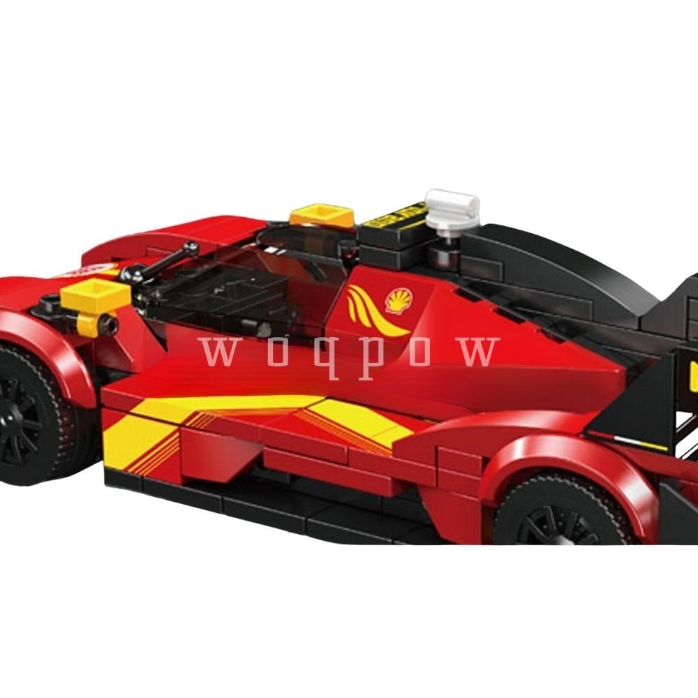 woqpow buldblock | Voiture de Course Empilable FR499P | 355 Pièces
