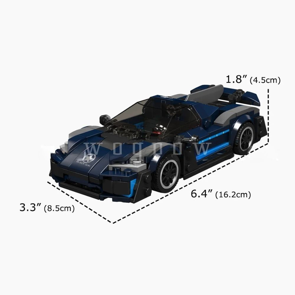 woqpow buldblock | Voiture de Course Empilable AMG | 405 Pièces