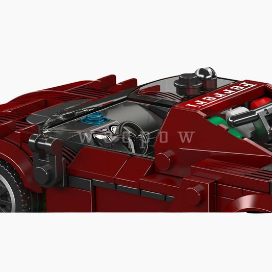 woqpow buldblock | Stackable Race Car F296 GT3 | 416 Pcs