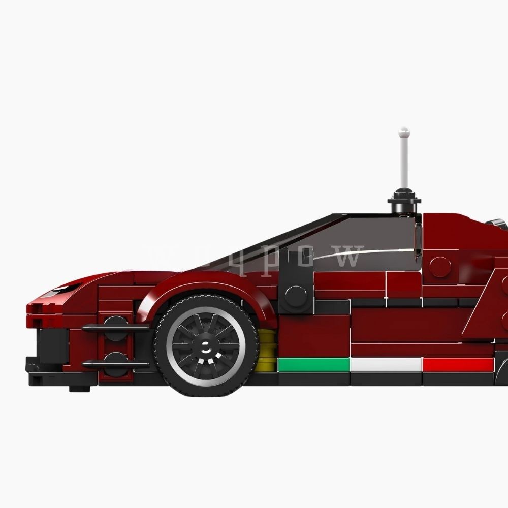 woqpow buldblock | Voiture de Course Empilable F296 GT3 | 416 Pièces