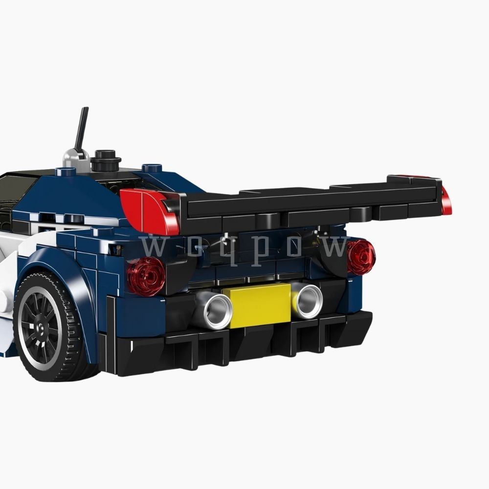 woqpow buldblock | Stackable Race Car F488 GT3 | 410 Pcs