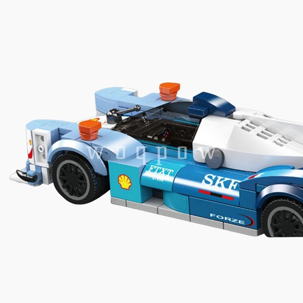 woqpow buldblock | Voiture de Course Empilable SC63 | 396 Pièces