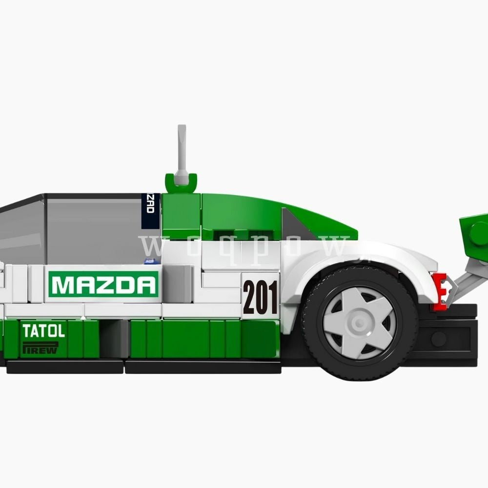 woqpow buldblock | Voiture de Course Empilable 787B | 325 Pièces