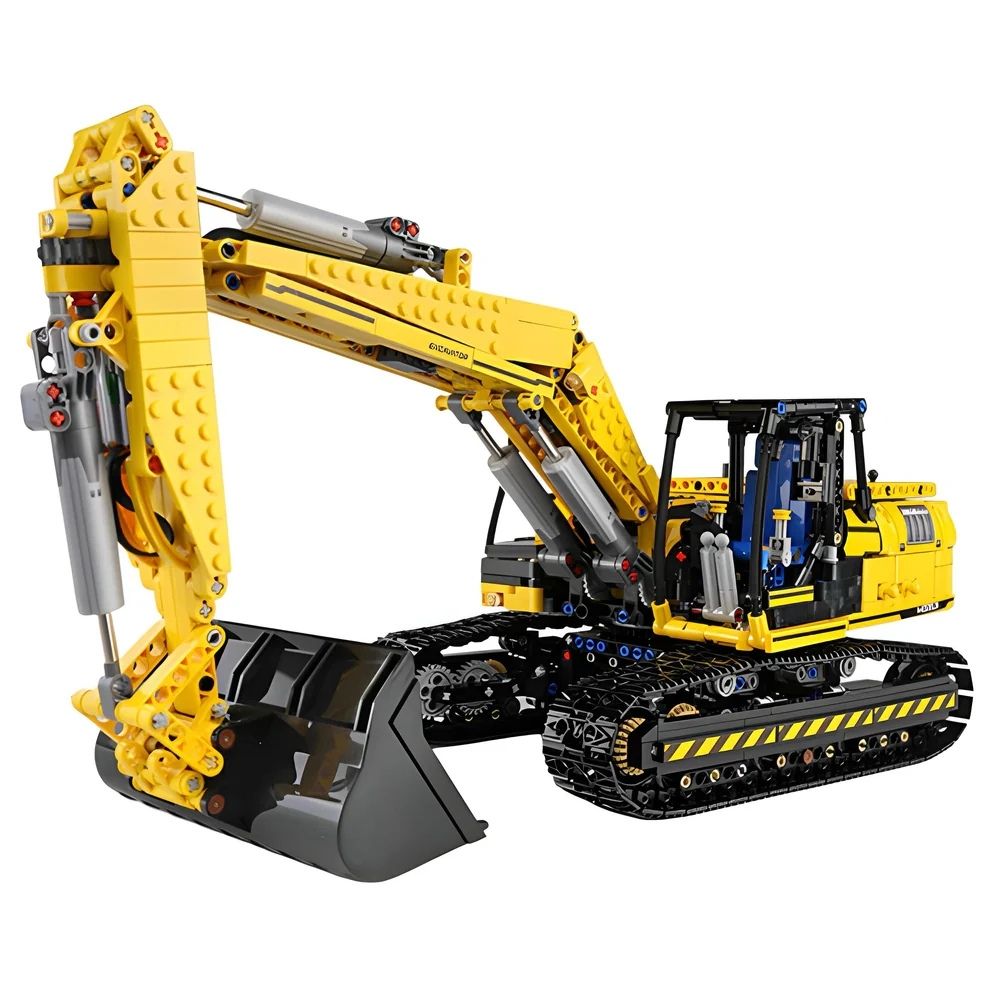 woqpow buldblock | Tracked Excavator | 1830 Pcs