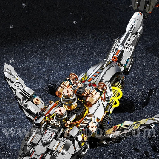 woqpow buldblock | Robot Whale Mech Kit | 1388 Pcs