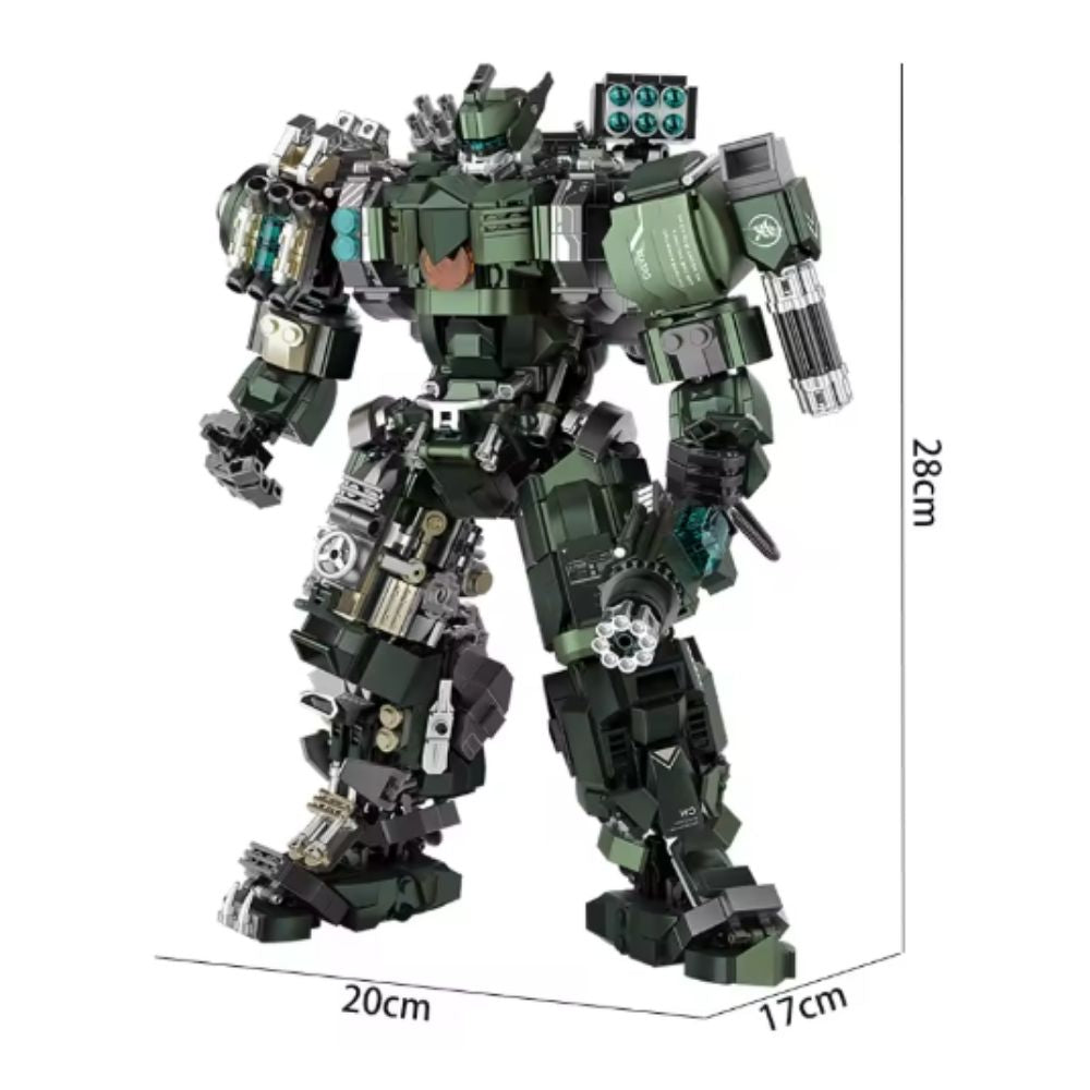woqpow buldblock | Robot Alphe Mech Kit | 1403 Pcs