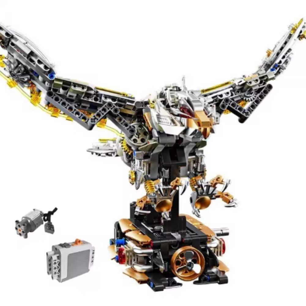 woqpow buldblock | Robot Eagle Mech Kit | 1168 Pcs