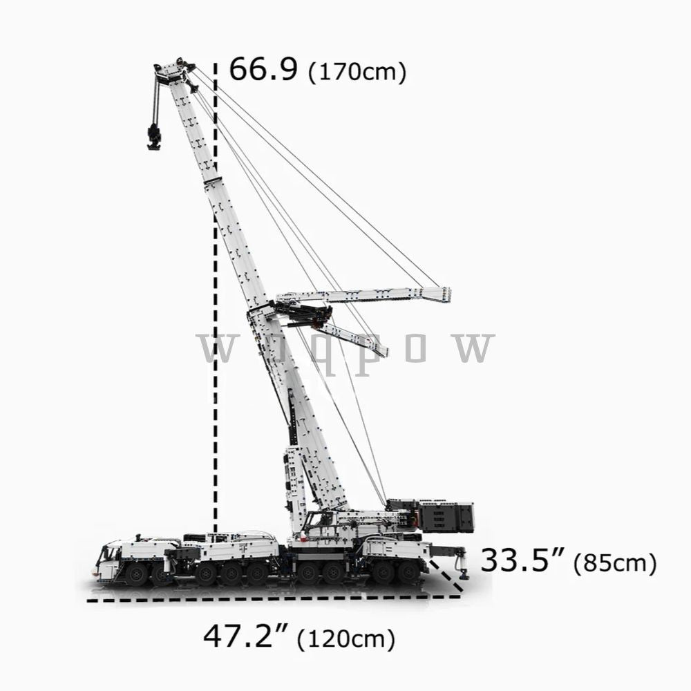 woqpow buldblock | Mobile Crane | 8506 Pcs