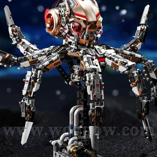 woqpow buldblock | Kit Robot Poulpe Mech | 1768 Pièces