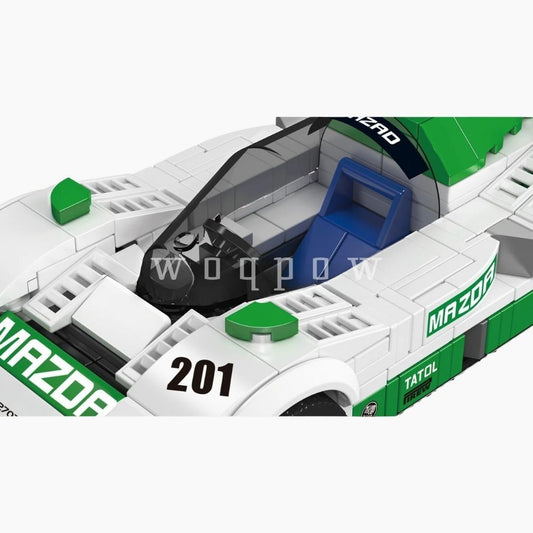 woqpow buldblock | Voiture de Course Empilable 787B | 325 Pièces